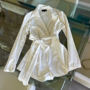 Michael Costello Ivory Romper